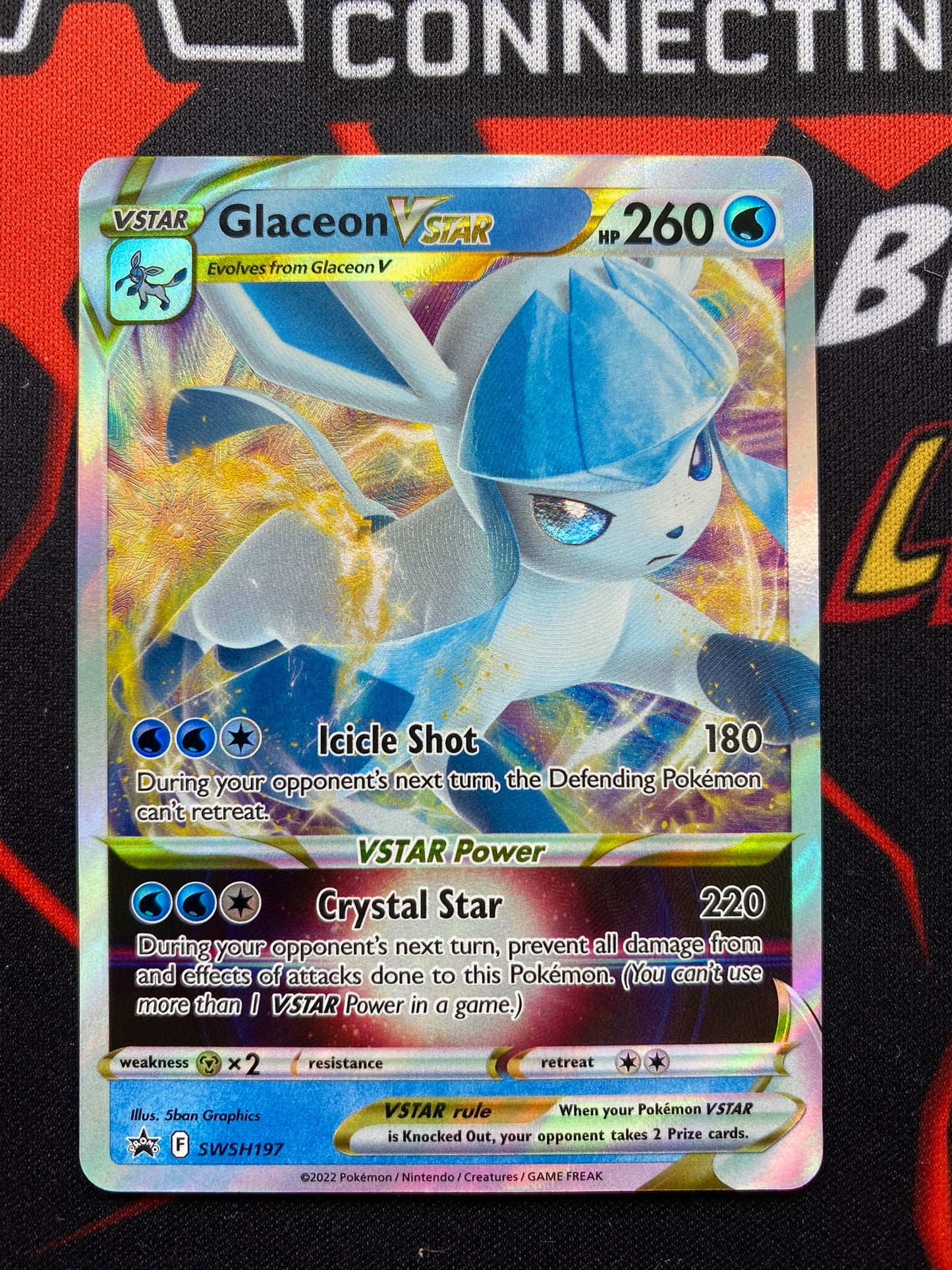 Pokemon Card SWSH Black Star Promos SWSH197 Glaceon Vstar