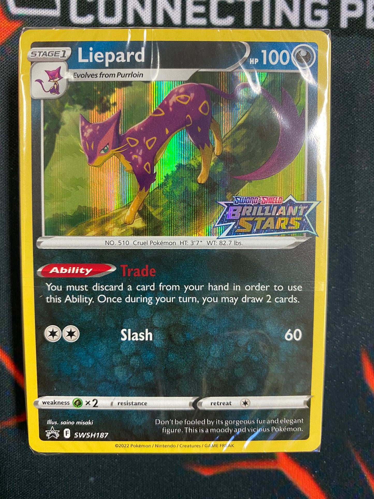 Pokemon Card SEALED SWSH Black Star Promos SWSH187 Liepard Prerelease Brokenvase Games Pokemon Card SEALED SWSH Black Star Promos SWSH187 Liepard Prerelease Brokenvase Games
