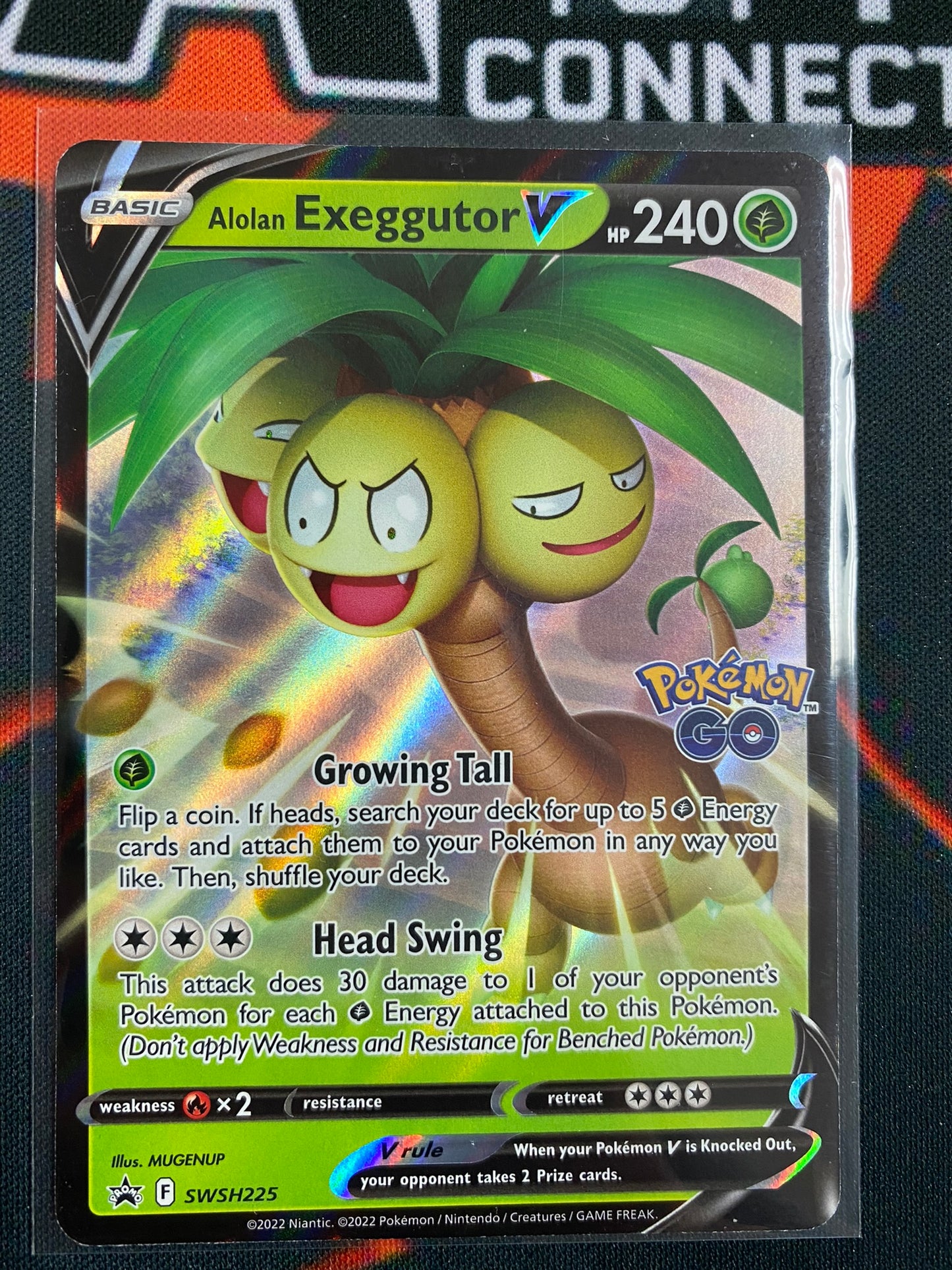 Pokemon Card SWSH Black Star Promos SWSH225 Alolan Exeggutor V *MINT*