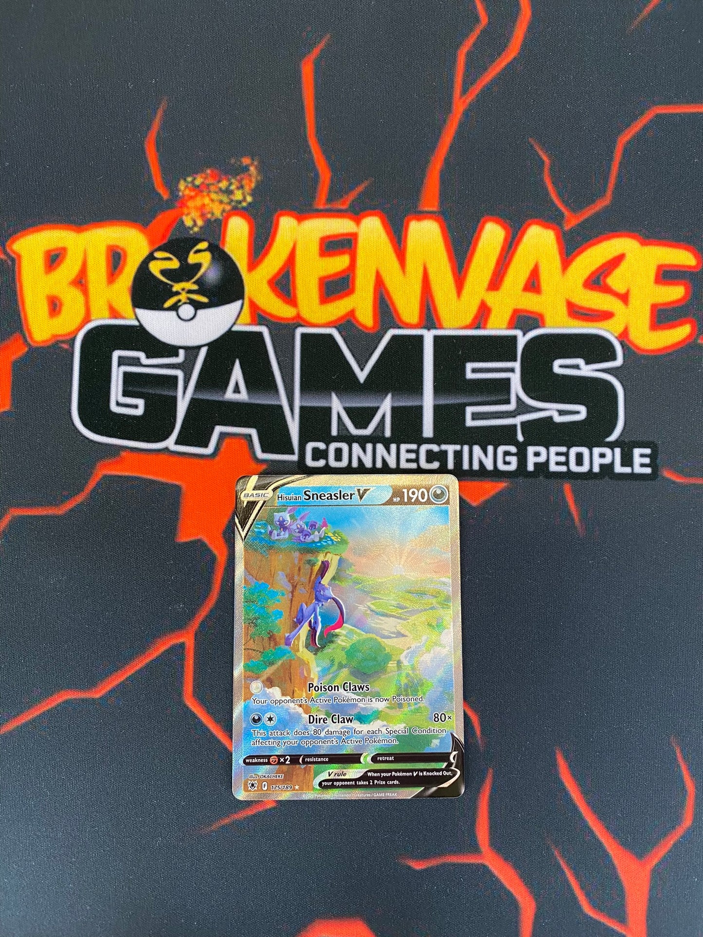 hisuian sneasler v pokemon card value Pokemon Card Astral Radiance 175/189 Hisuian Sneasler V Alternate Art – Brokenvase Games