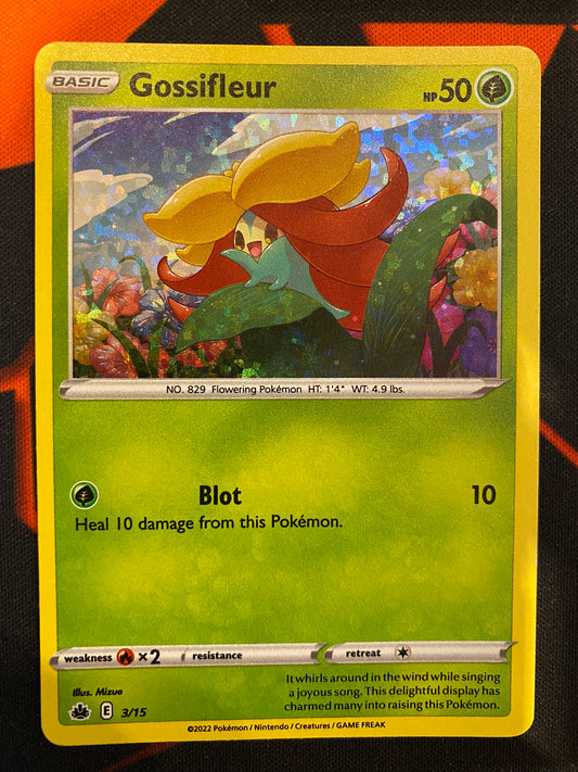 Pokemon Card McDonald 2022 3/15 Gossifleur Holo