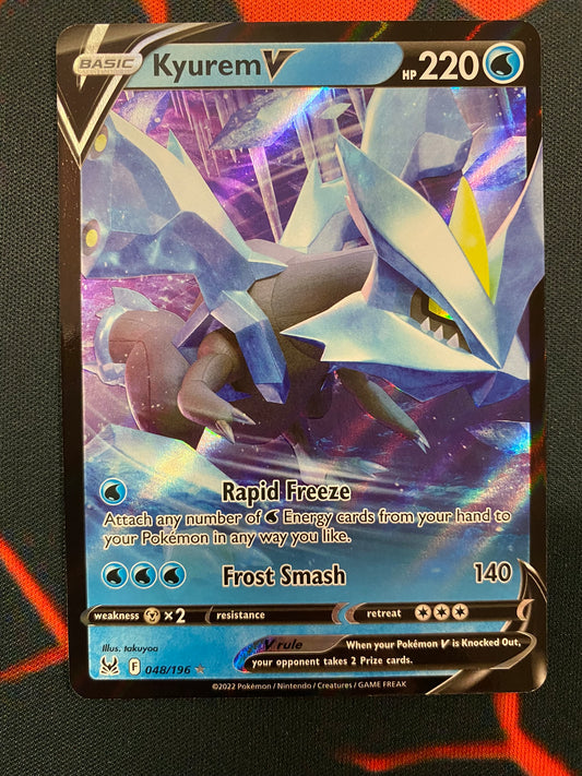 Pokemon Card Lost Origin 048/196 48/196 Kyurem V Ultra Rare *MINT*