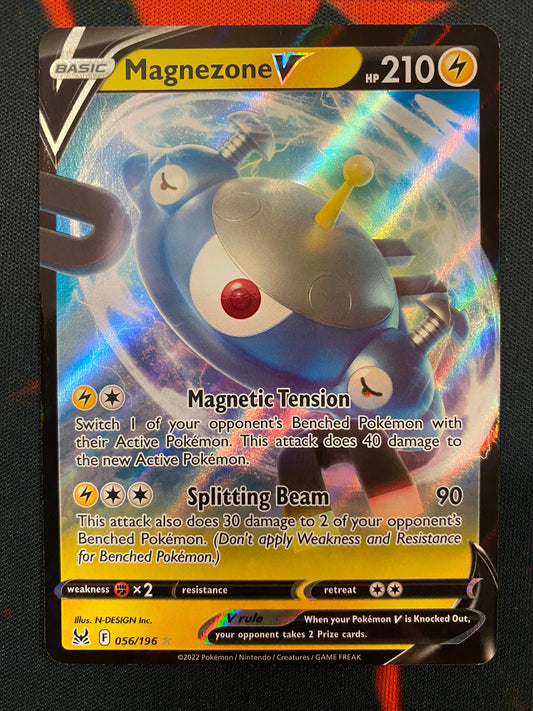 Pokemon Card Lost Origin 056/196 56/196 Magnezone V Ultra Rare *MINT*