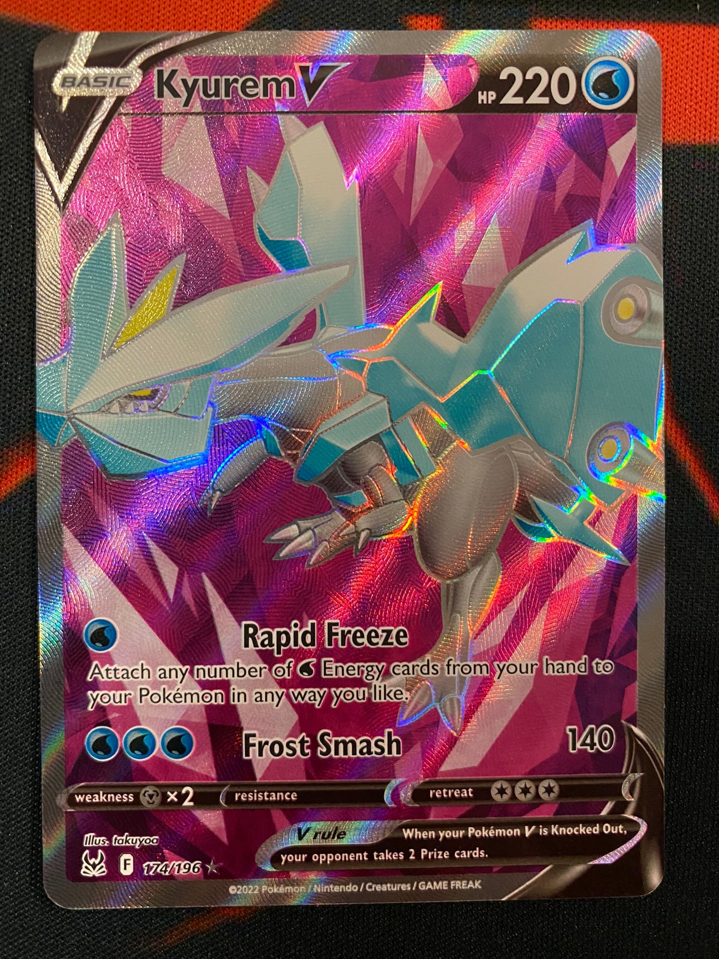 (S) Pokemon Card Lost Origin 174/196 Kyurem V Full Art *MINT*