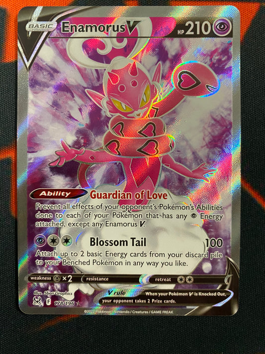 Pokemon Card Lost Origin 178/196 Enamorus V Full Art *MINT*