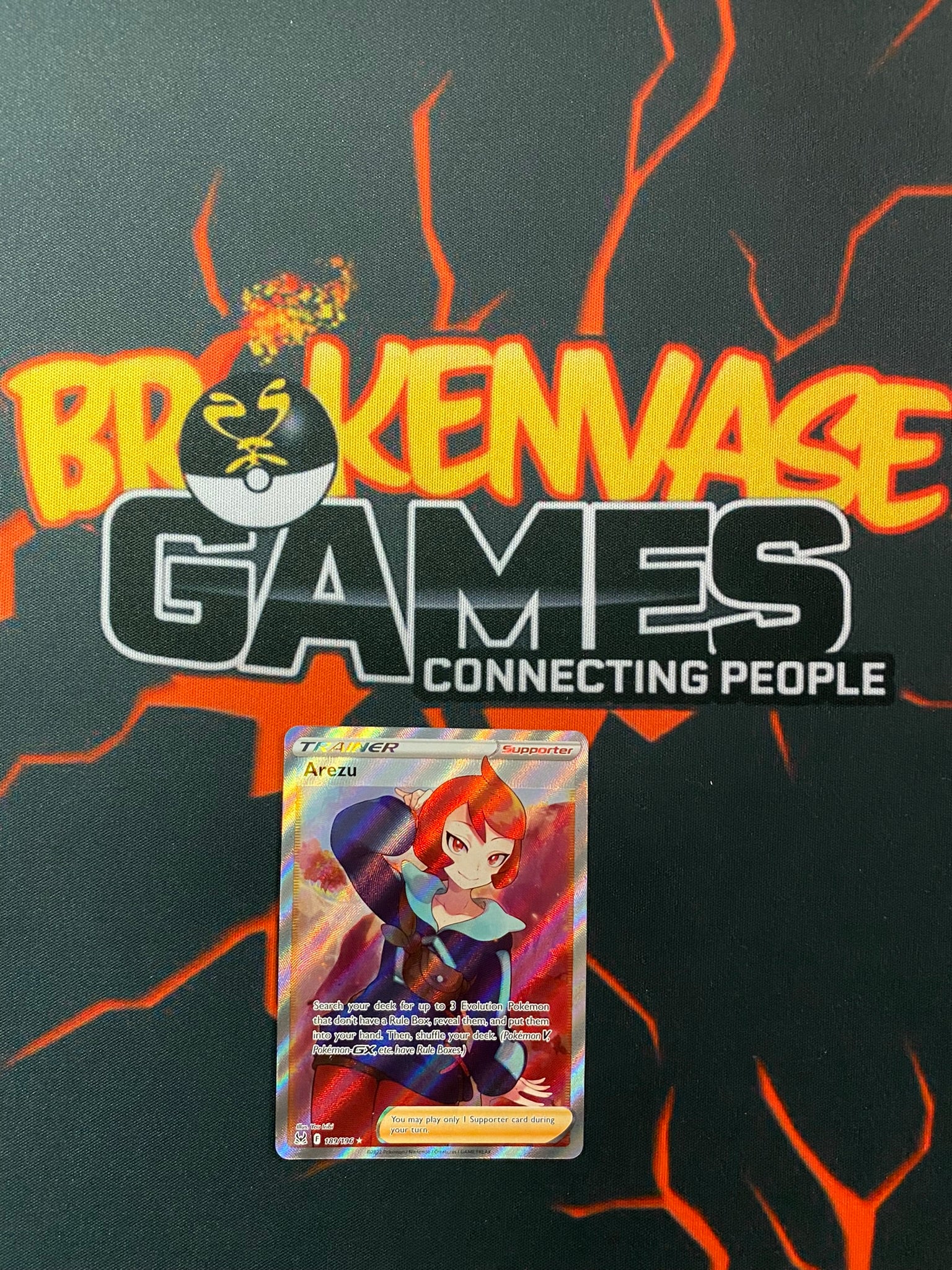 Pokemon Card Lost Origin 189/196 Arezu V Full Art *MINT* Brokenvase Games Pokemon Card Lost Origin 189/196 Arezu V Full Art *MINT* Brokenvase Games