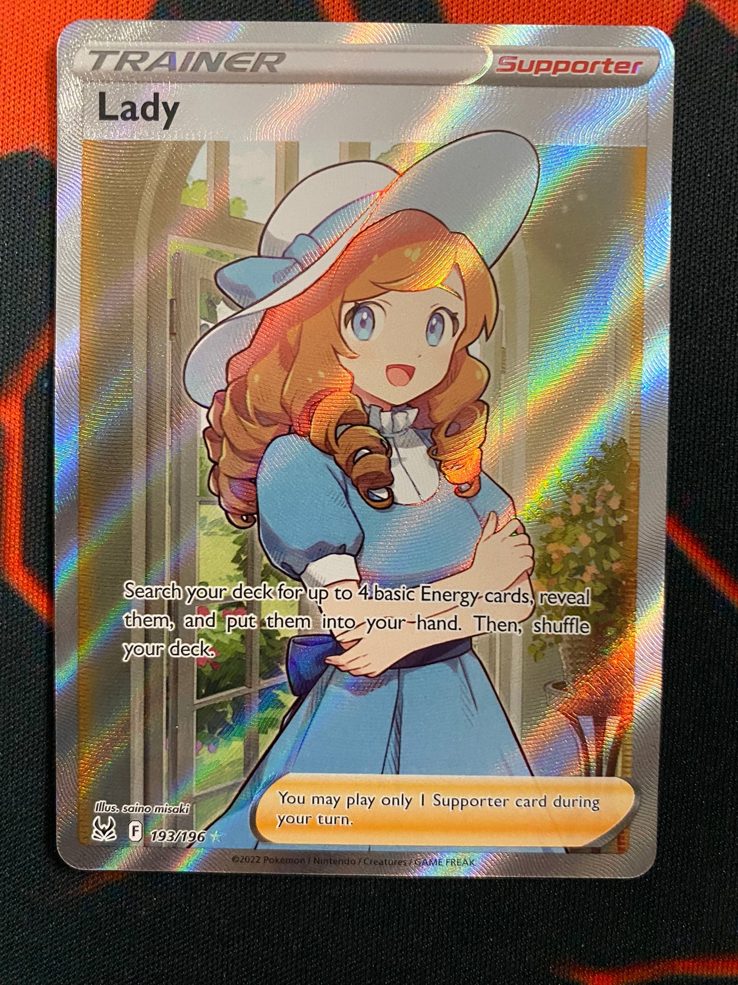 (S) Pokemon Card Lost Origin 193/196 Lady Supporter Full Art *MINT*