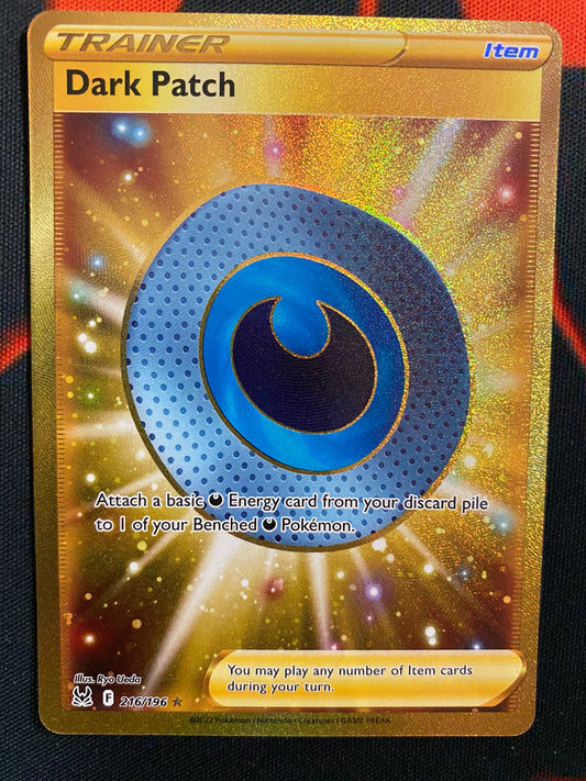 (S) Pokemon Card Lost Origin 216/196 Dark Patch Stadium Secret Rare *MINT*