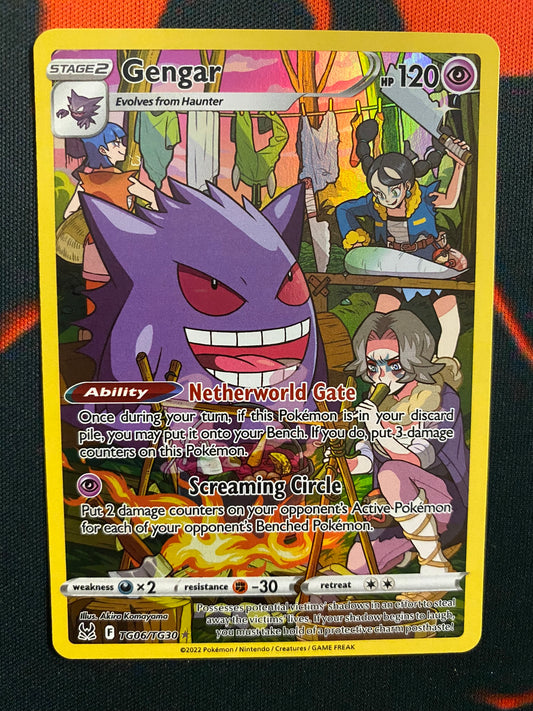 (S) Pokemon Card Lost Origin Trainer Gallery TG06/TG30 TG6/TG30 Gengar Holo Rare *MINT*