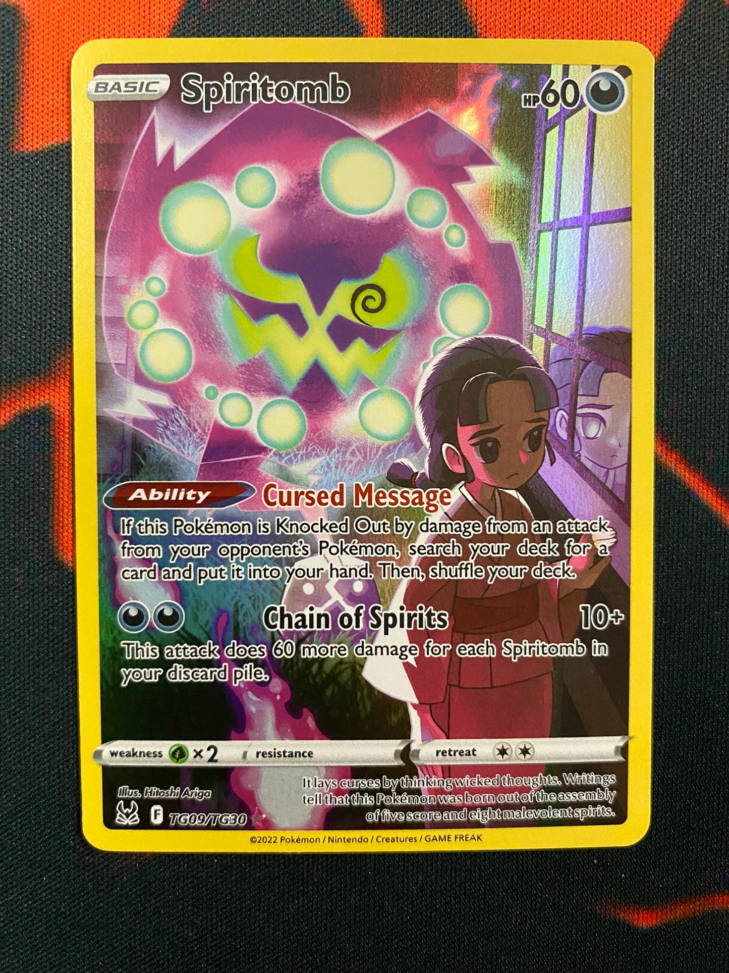 Pokemon Card Lost Origin Trainer Gallery TG09/TG30 TG9/TG30 Spiritomb Holo Rare *MINT*