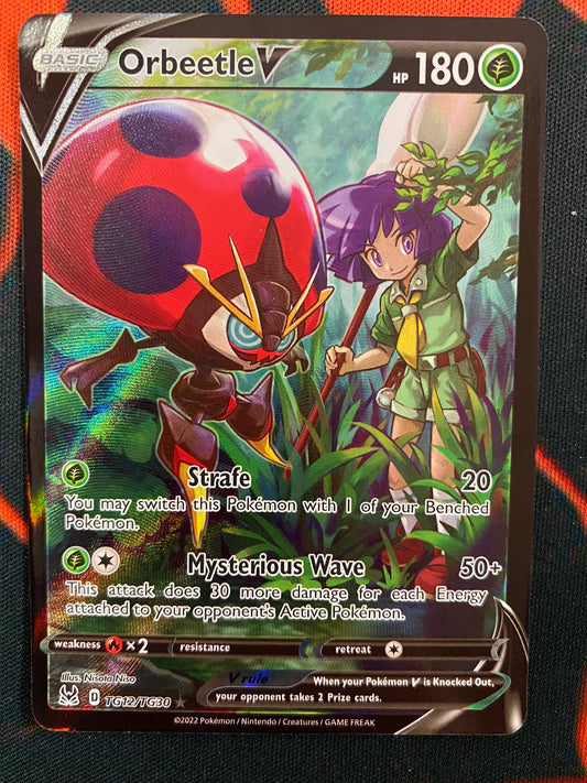 Pokemon Card Lost Origin Trainer Gallery TG12/TG30 Orbeetle V Ultra Rare *MINT*