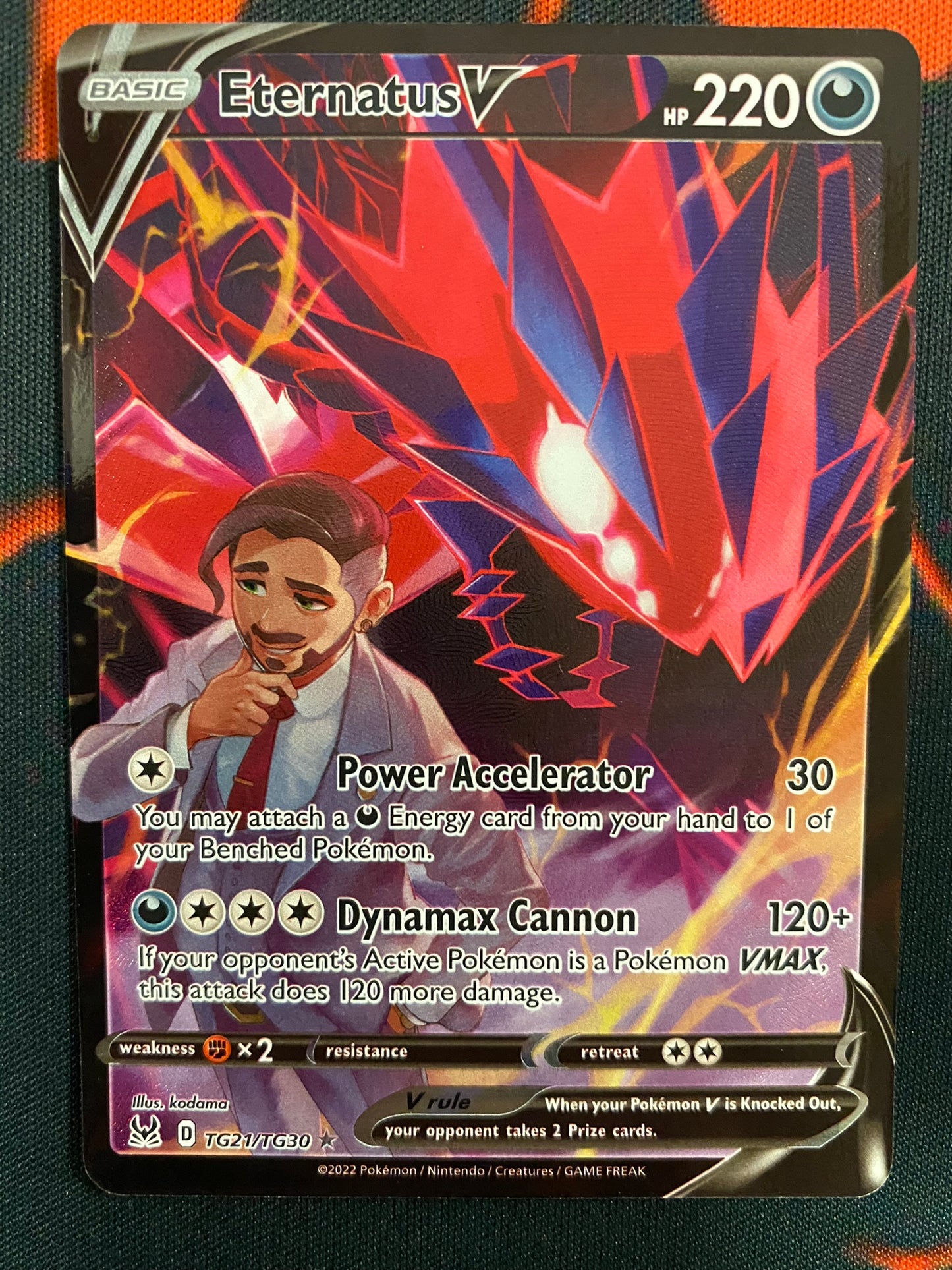 Pokemon Card Lost Origin Trainer Gallery TG21/TG30 Eternatus V Ultra Rare *MINT*