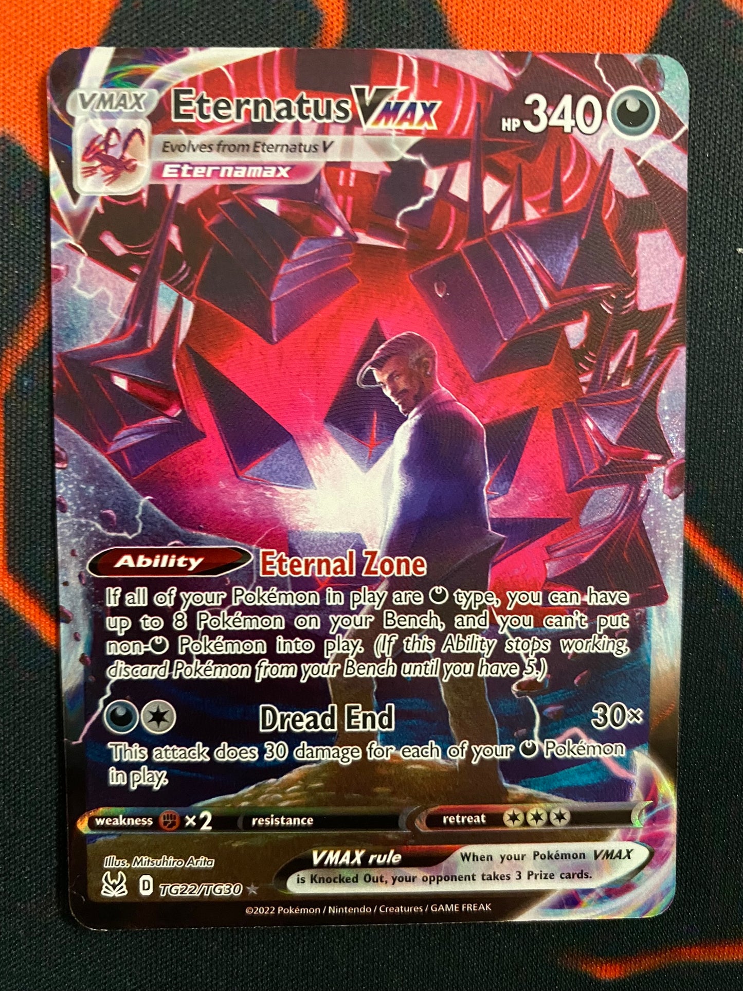 (S) Pokemon Card Lost Origin Trainer Gallery TG22/TG30 Eternatus VMAX Ultra Rare *MINT*