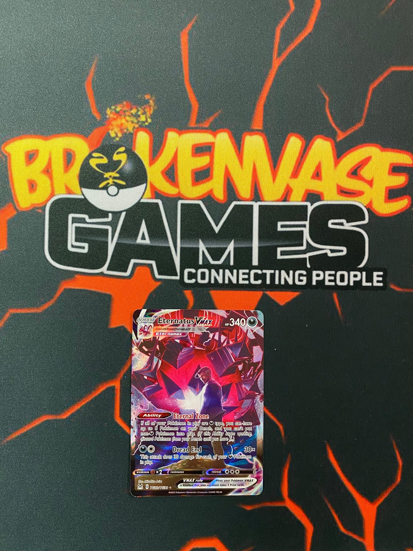 (S) Pokemon Card Lost Origin Trainer Gallery TG22/TG30 Eternatus VMAX Ultra Rare *MINT*