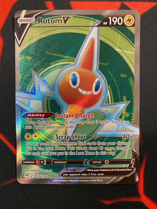 (S) Pokemon Card Lost Origin 176/196 Rotom V Full Art *MINT*