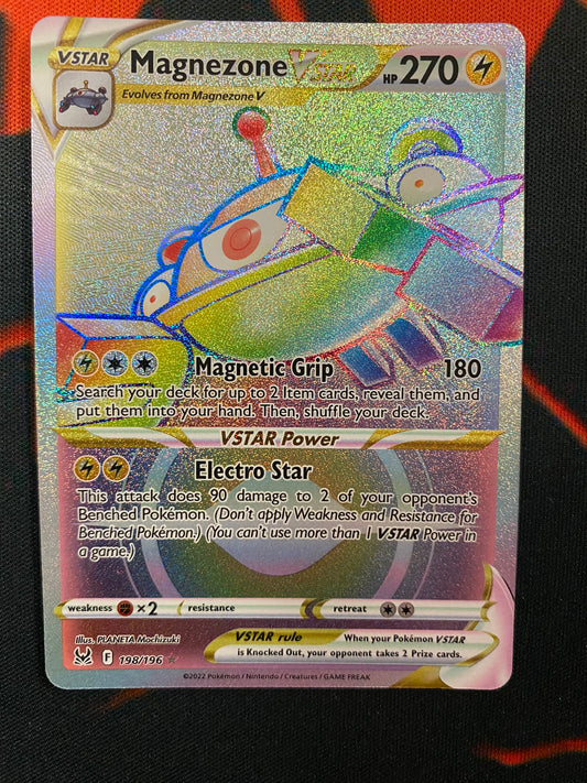 (S) Pokemon Card Lost Origin 198/196 Magnezone VSTAR Hyper Rare *MINT*