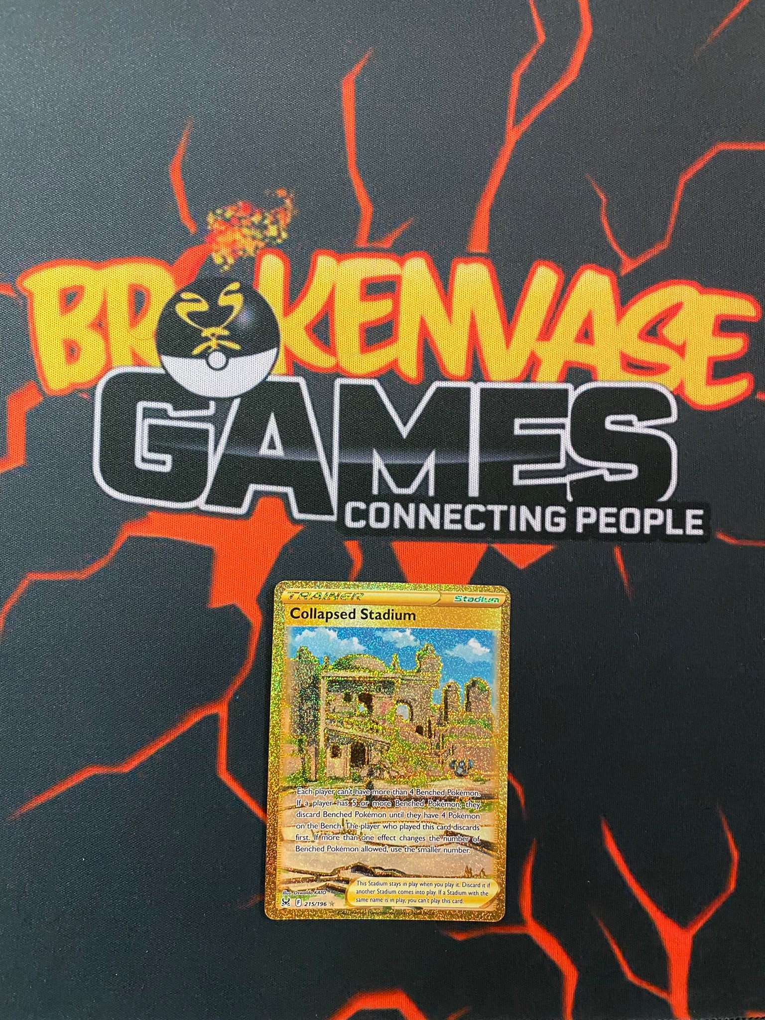 collapsed stadium pokemon card price Pokemon Card Lost Origin 215/196 Collapsed Stadium Item Secret Rare *M – Brokenvase Games