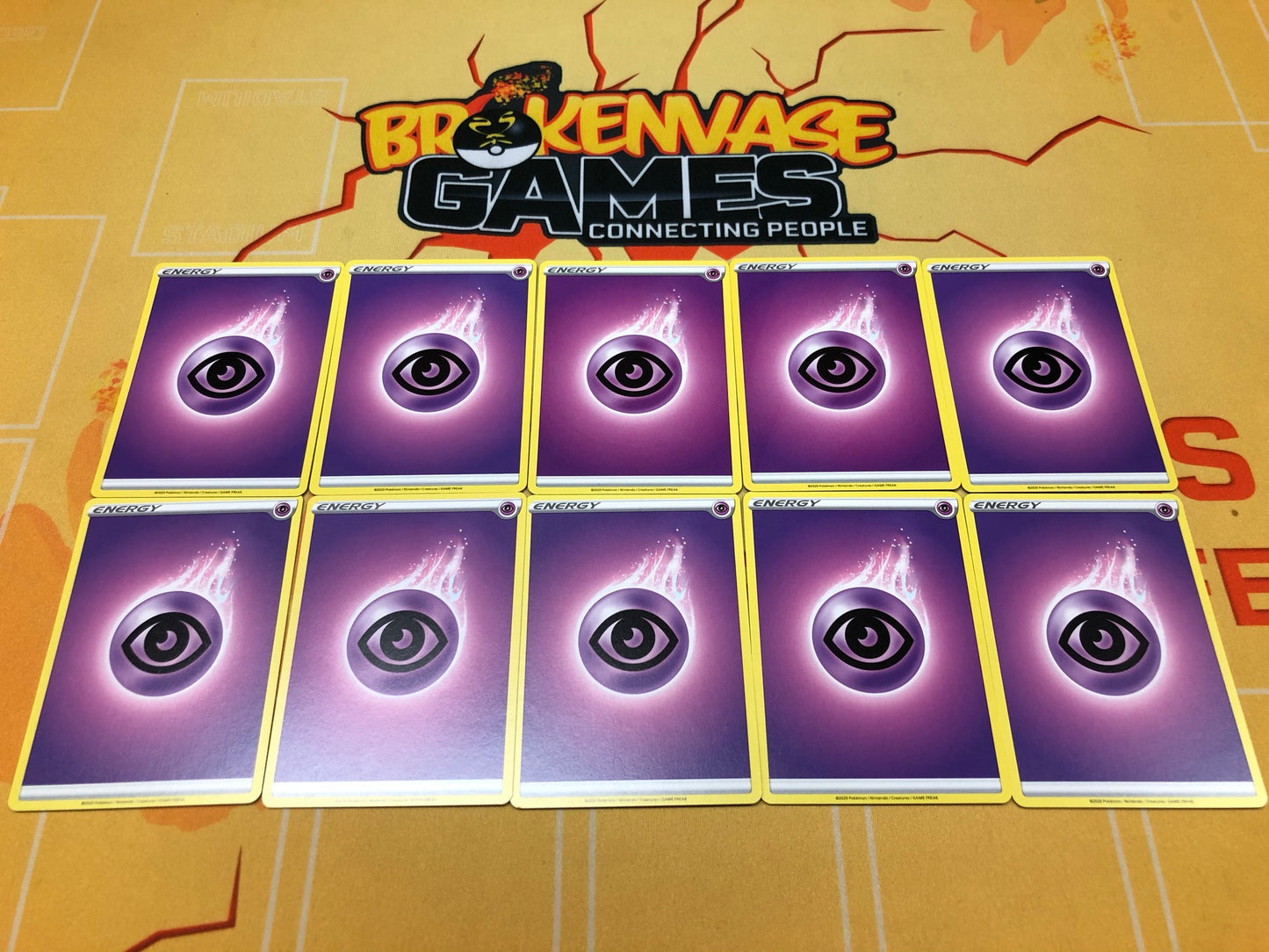 10 X Pokemon Sword & Shield Basic Energy - Psychic Energy