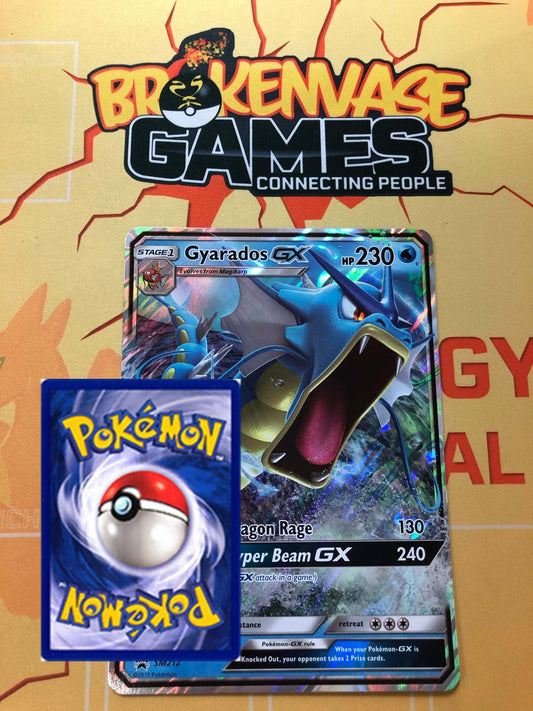 <transcy>بطاقة البوكيمون SM 212 Gyarados GX JUMBO كبيرة الحجم ذات اللون الأسود الترويجي</transcy>