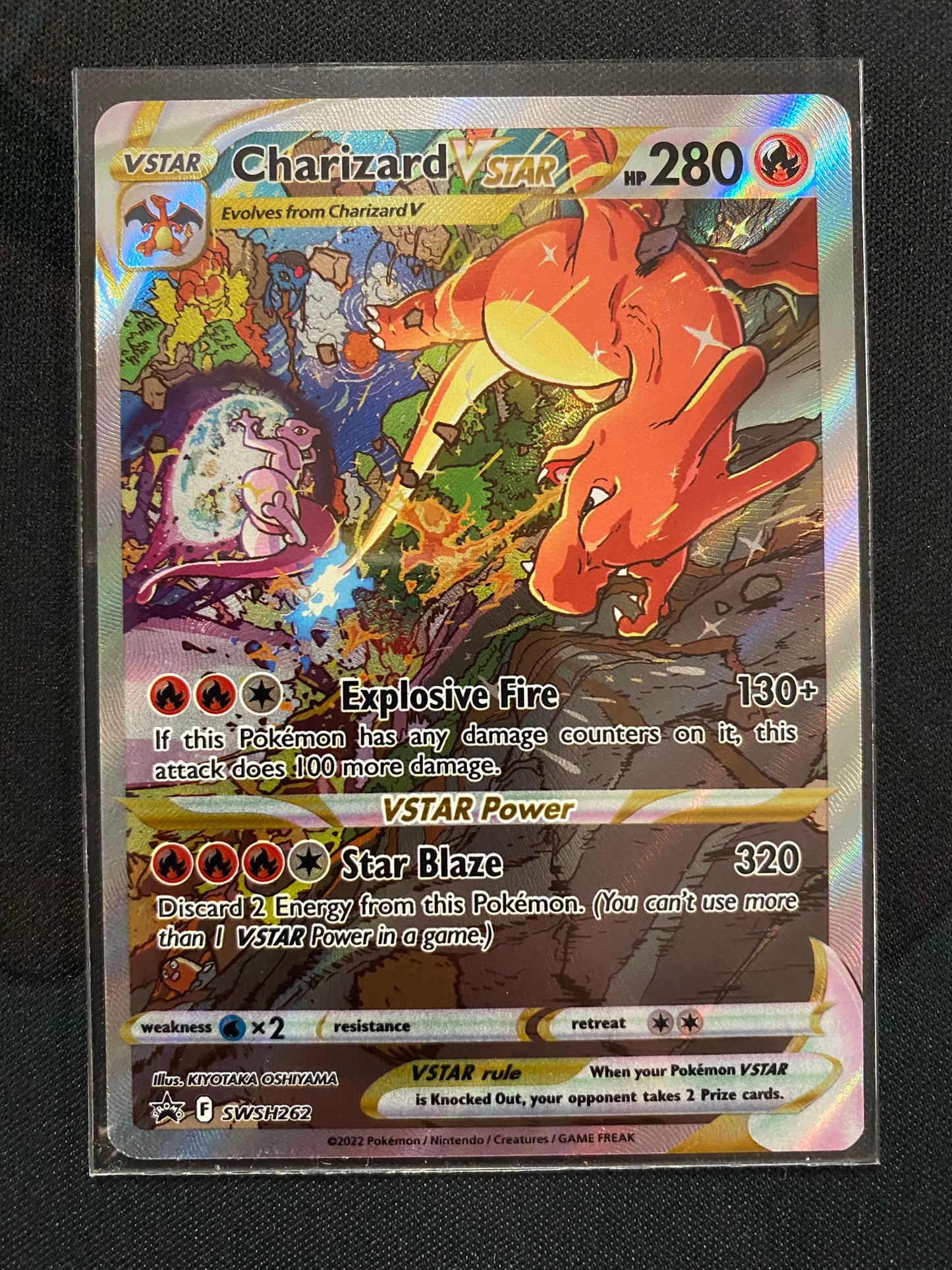 Pokemon Card SWSH Black Star Promos SWSH262 Charizard VStar Alternate Art *MINT*