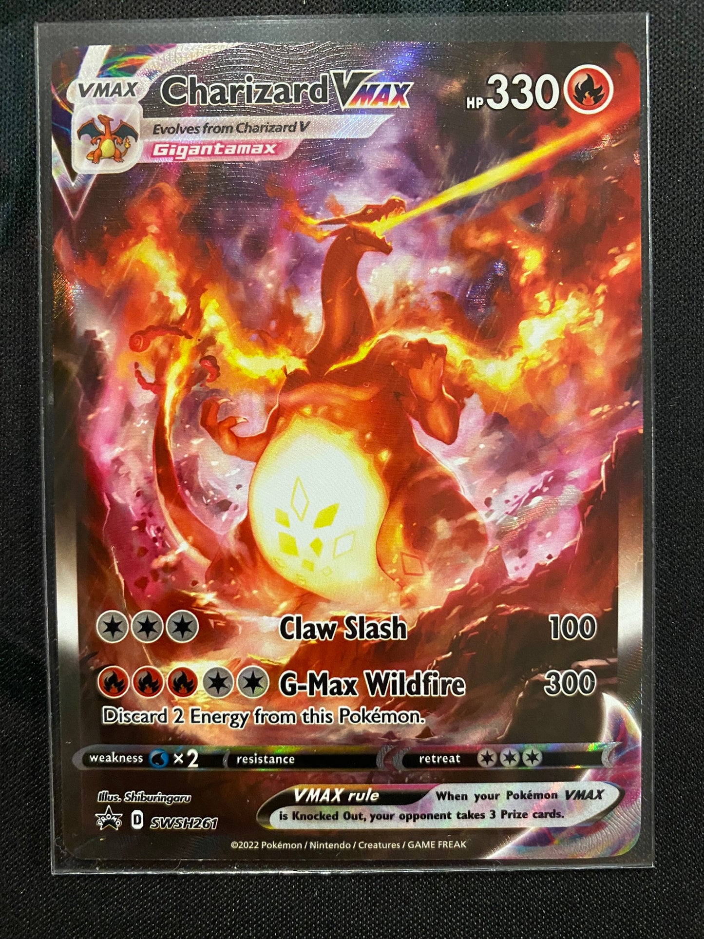 Pokemon Card SWSH Black Star Promos SWSH261 Charizard Vmax Alternate Art *MINT*