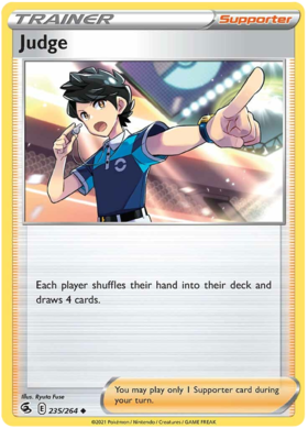 Pokemon Card Fusion Strike 235/264 Judge Uncommon