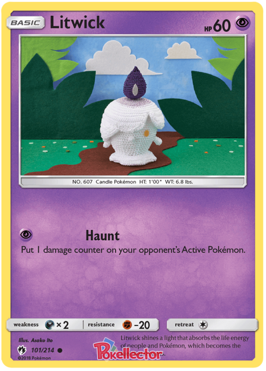 Pokemon Card Lost Thunder 101/214 Litwick Common *MINT*