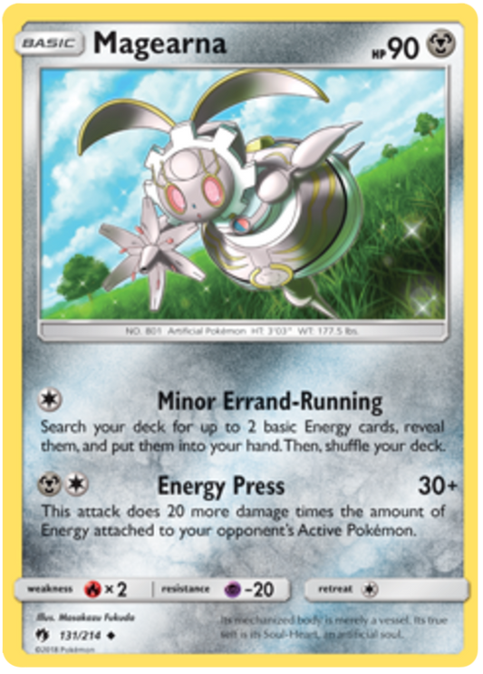Pokemon Card Lost Thunder 131/214 Magearna Uncommon *MINT*
