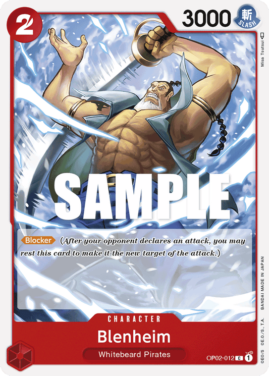 One Piece Card Paramount War Blenheim OP02-012 C