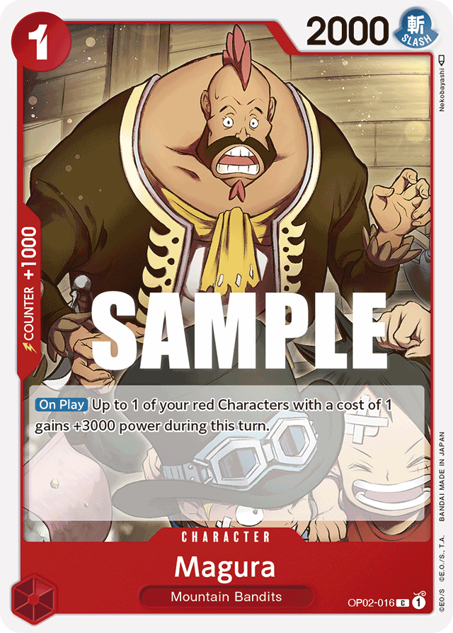 One Piece Card Paramount War Magura OP02-016 C