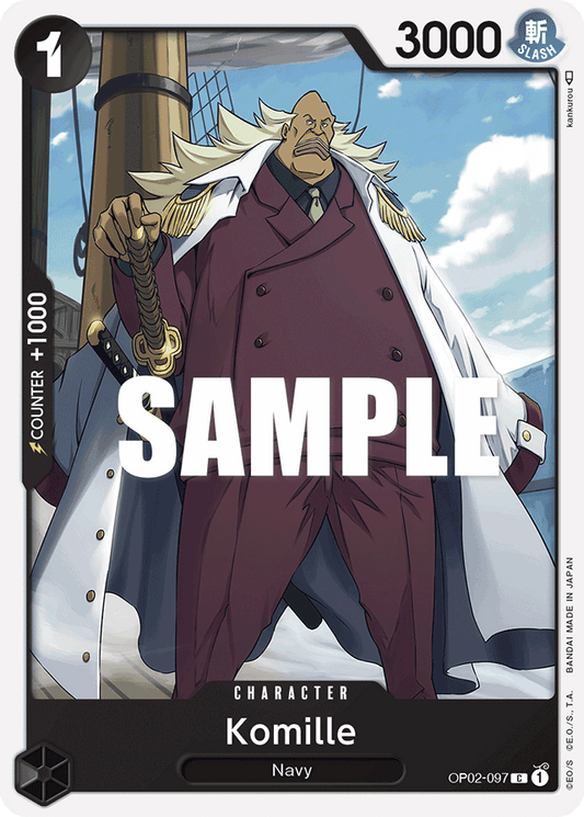 One Piece Card Paramount War Komille OP02-097 C