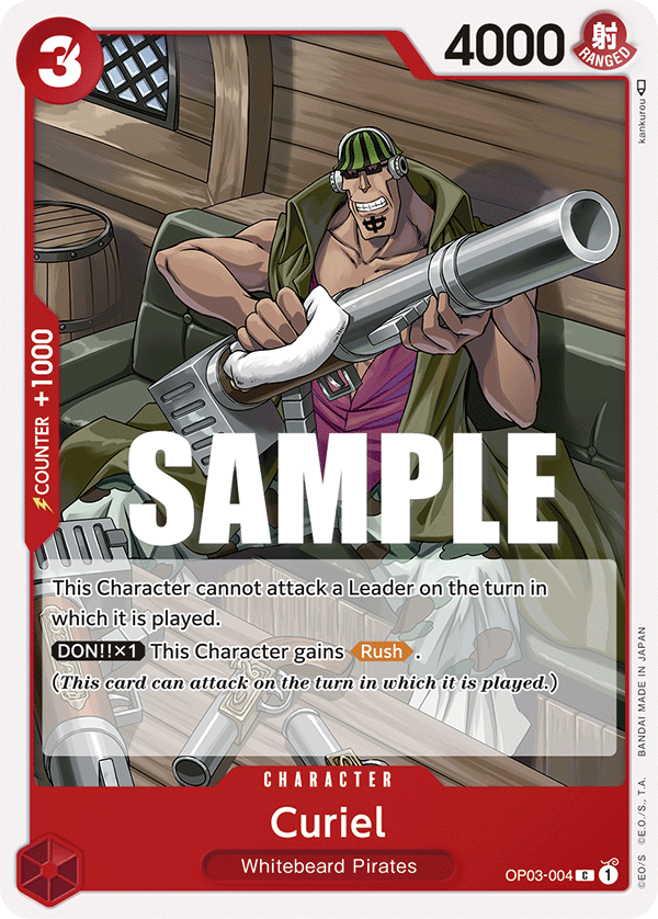 One Piece Card Pillars of Strength Curiel OP03-004 C