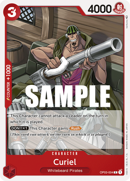 One Piece Card Pillars of Strength Curiel OP03-004 C