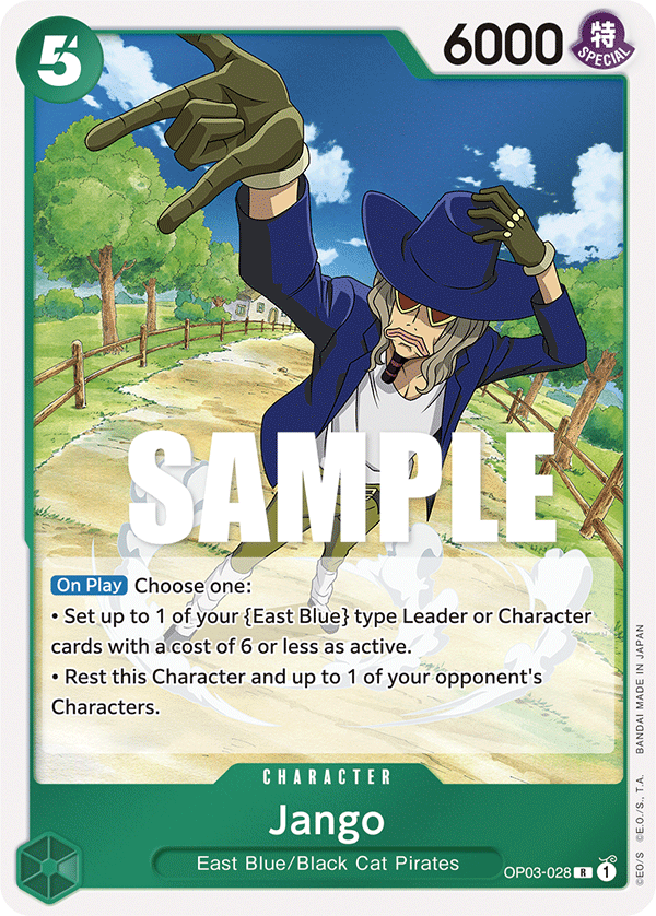 One Piece Card Pillars of Strength Jango OP03-028 R