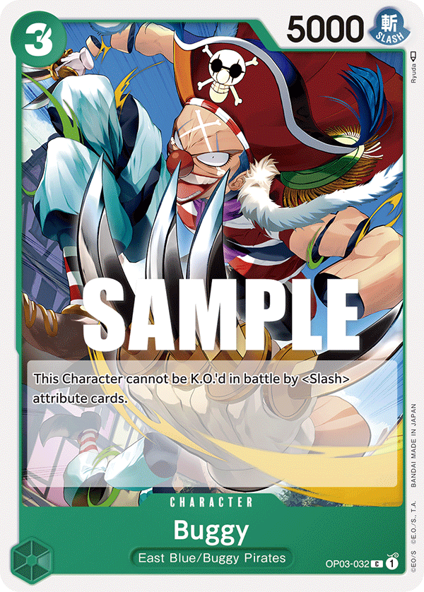 One Piece Card Pillars of Strength Buggy OP03-032 C