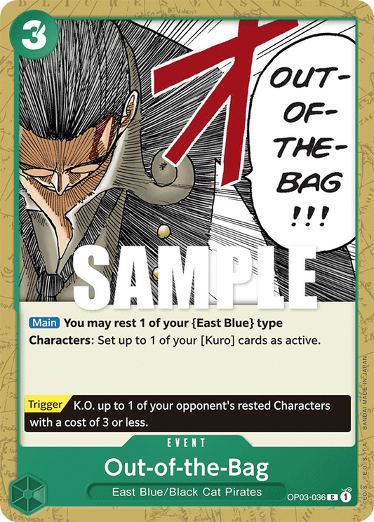 One Piece Card Pillars of Strength Out-of-the-Bag OP03-036 C