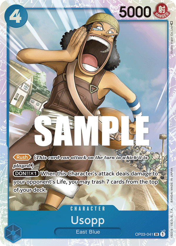 One Piece Card Pillars of Strength Usopp OP03-041 SR