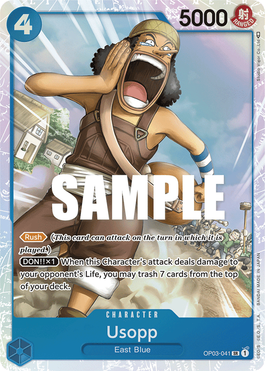 One Piece Card Pillars of Strength Usopp OP03-041 SR