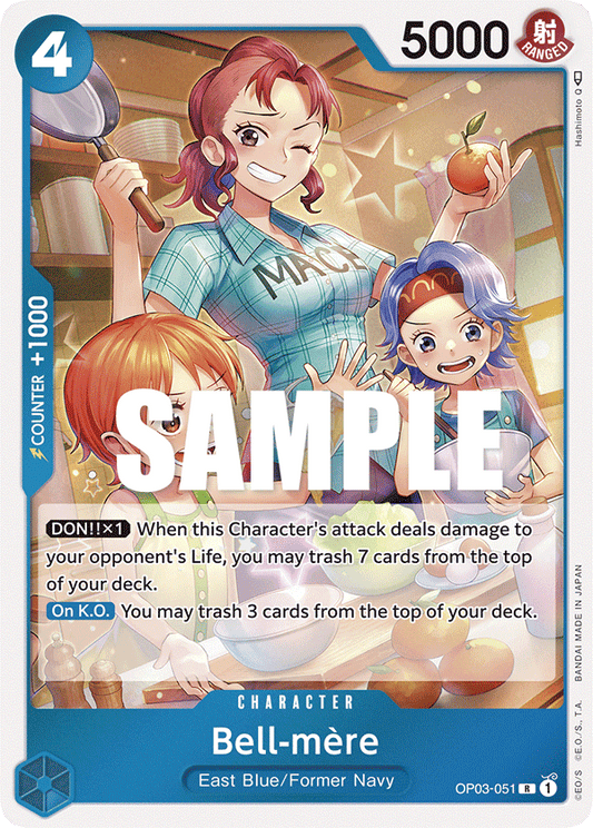 One Piece Card Pillars of Strength Bell-mère OP03-051 R