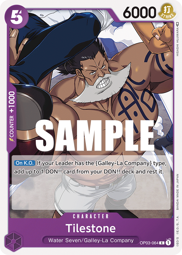 One Piece Card Pillars of Strength Tilestone OP03-064 C