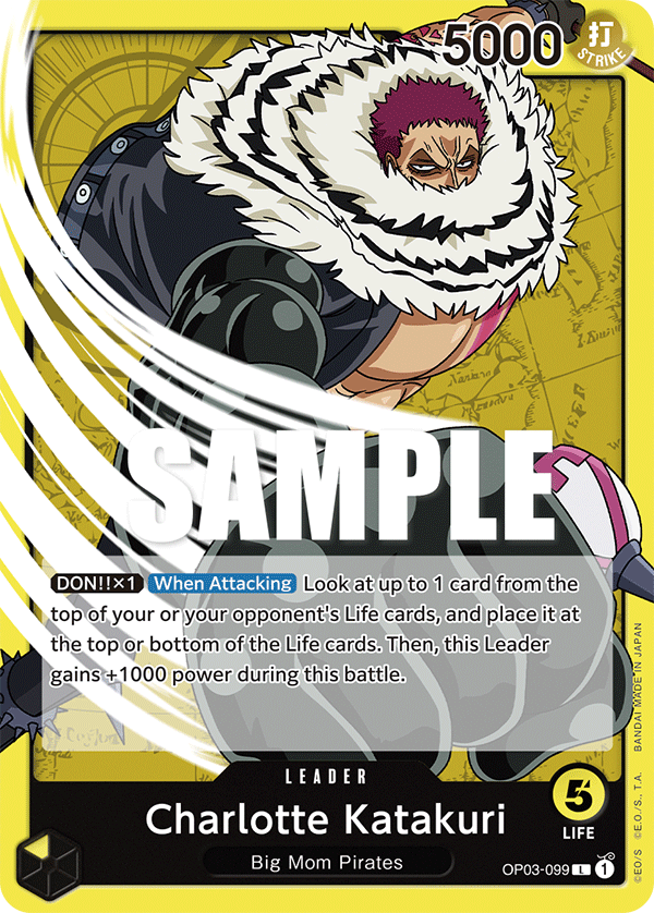 One Piece Card Pillars of Strength Charlotte Katakuri OP03-099 L