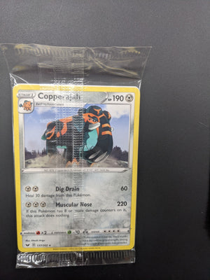 <transcy>Pokemon Card SEALED Sword and Shield 137/202 Copperajah Sjælden</transcy>