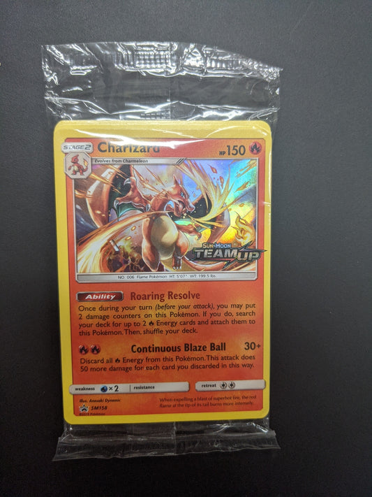 Pokemon Card SEALED SM Black Star Promos SM158 Charizard Prerelease promo