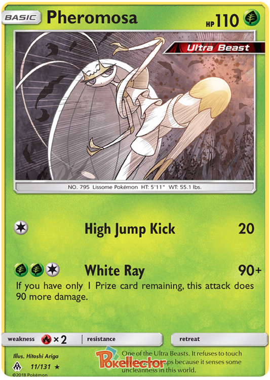 Pokemon Card Forbidden Light 11/131 011/131 Pheromosa Holo Rare *MINT*