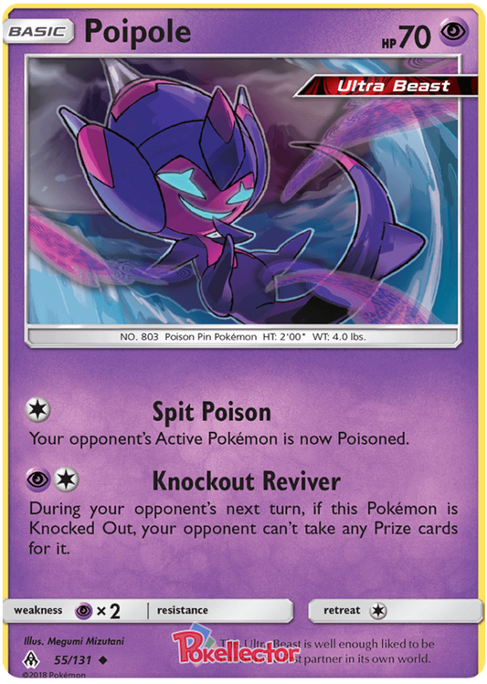 Pokemon Card Forbidden Light 55/131 055/131 Poipole Uncommon *MINT*