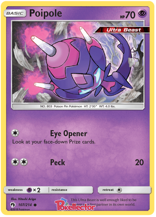 Pokemon Card Lost Thunder 107/214 Poipole Common *MINT*