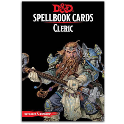 D&D Spellbook Cards Cleric Deck Revised 2017 Edition