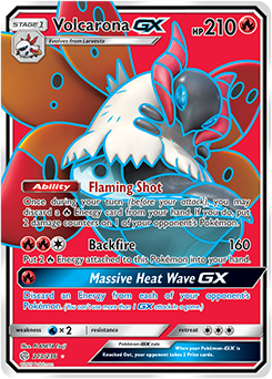 Pokemon Card Cosmic Eclipse 213/236 Volcarona GX Full Art