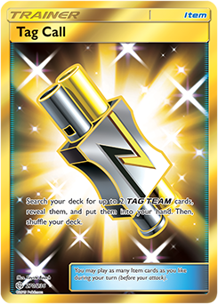 Pokemon Card Cosmic Eclipse 270/236 Tag Call Item Secret Rare