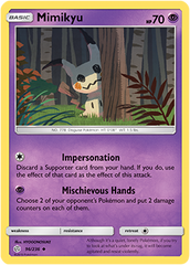 Pokemon Card Cosmic Eclipse 096/236 96/236 Mimikyu Uncommon
